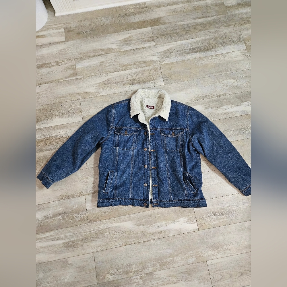 Vintage Ranch Denim Sherpa Jacket